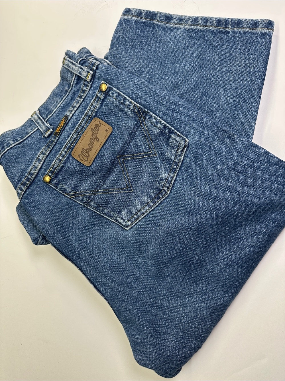 Wrangler George Strait Collection Cotton Denim Jeans Straight Leg 34 x 36
